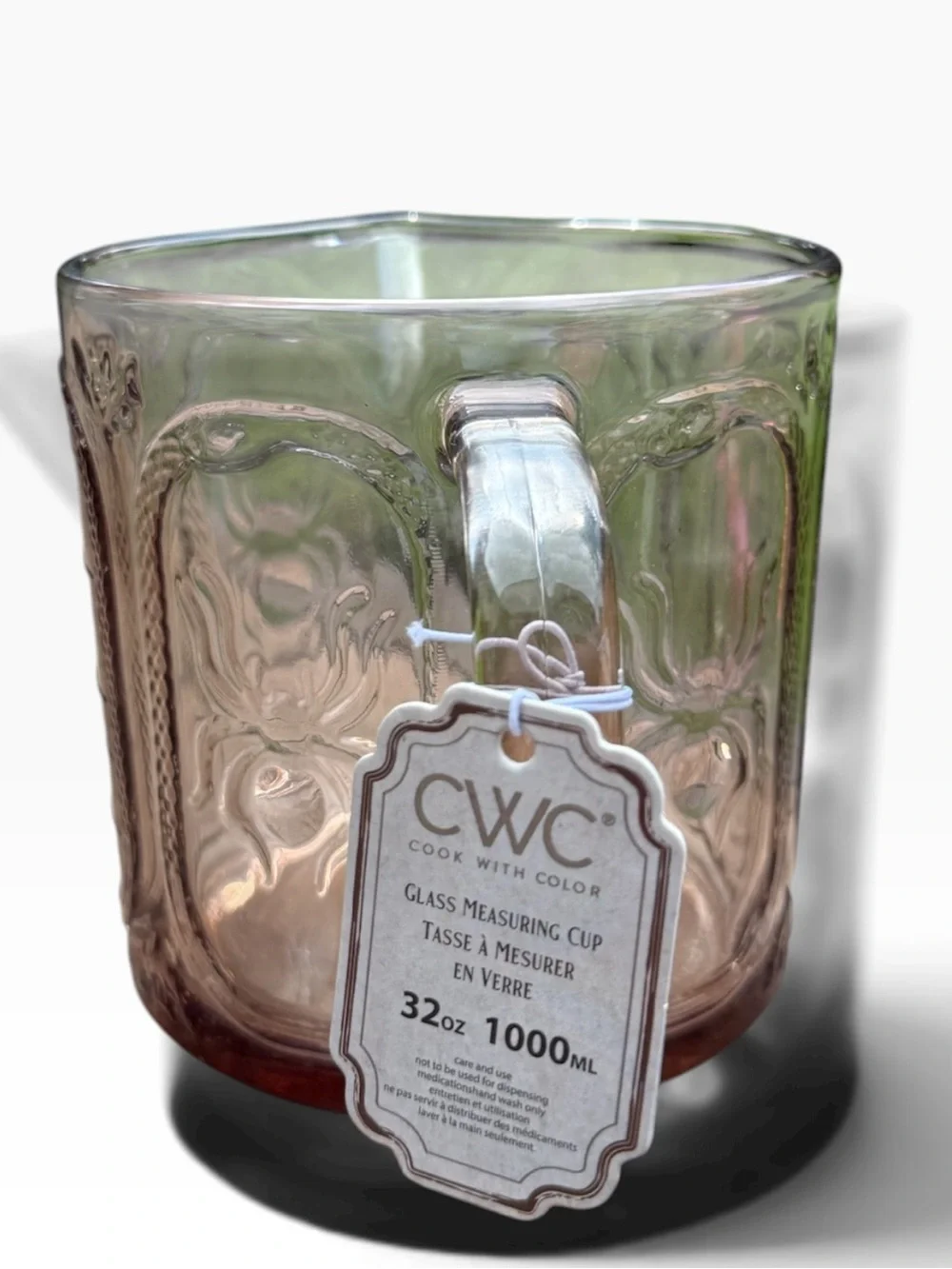 CWC Cook With Color Halloween Glass Measuring Cup 32oz Spider Snake NWT